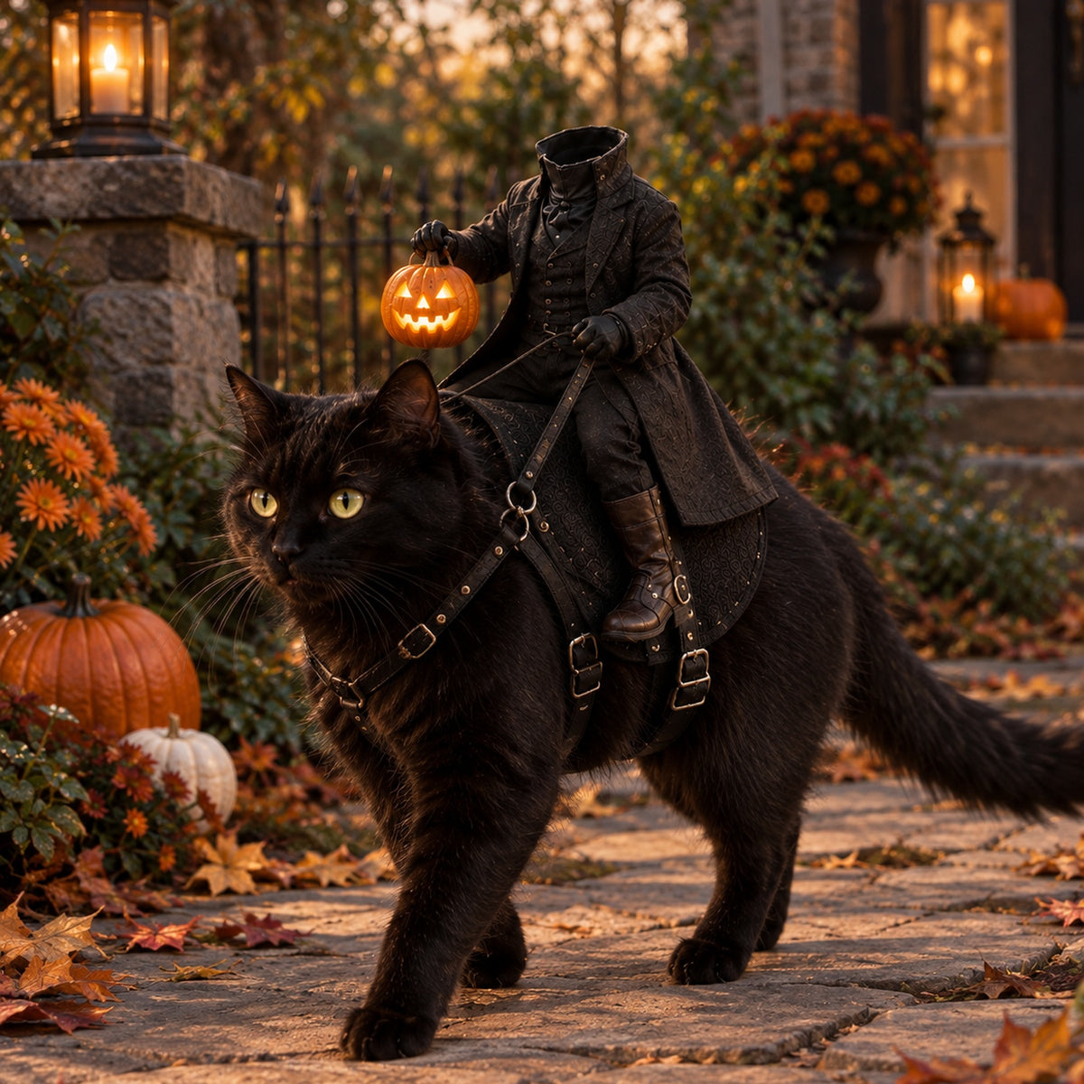 The Headless HorseMan Rider Pet Costume