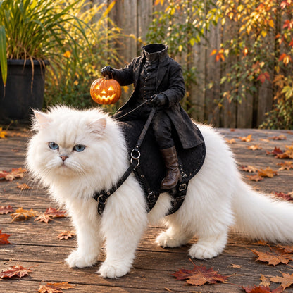 The Headless HorseMan Rider Pet Costume